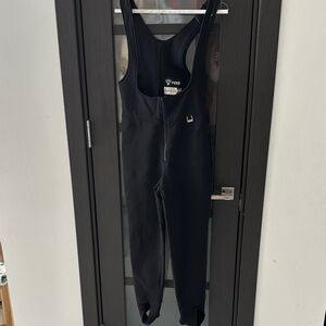 Vintage Fera stirrup Black Insulated bib Overalls